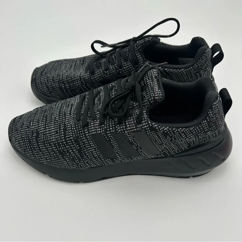 NWOB Adidas Swift Run 22 J Black/ Grey Unisex US Size 6.5